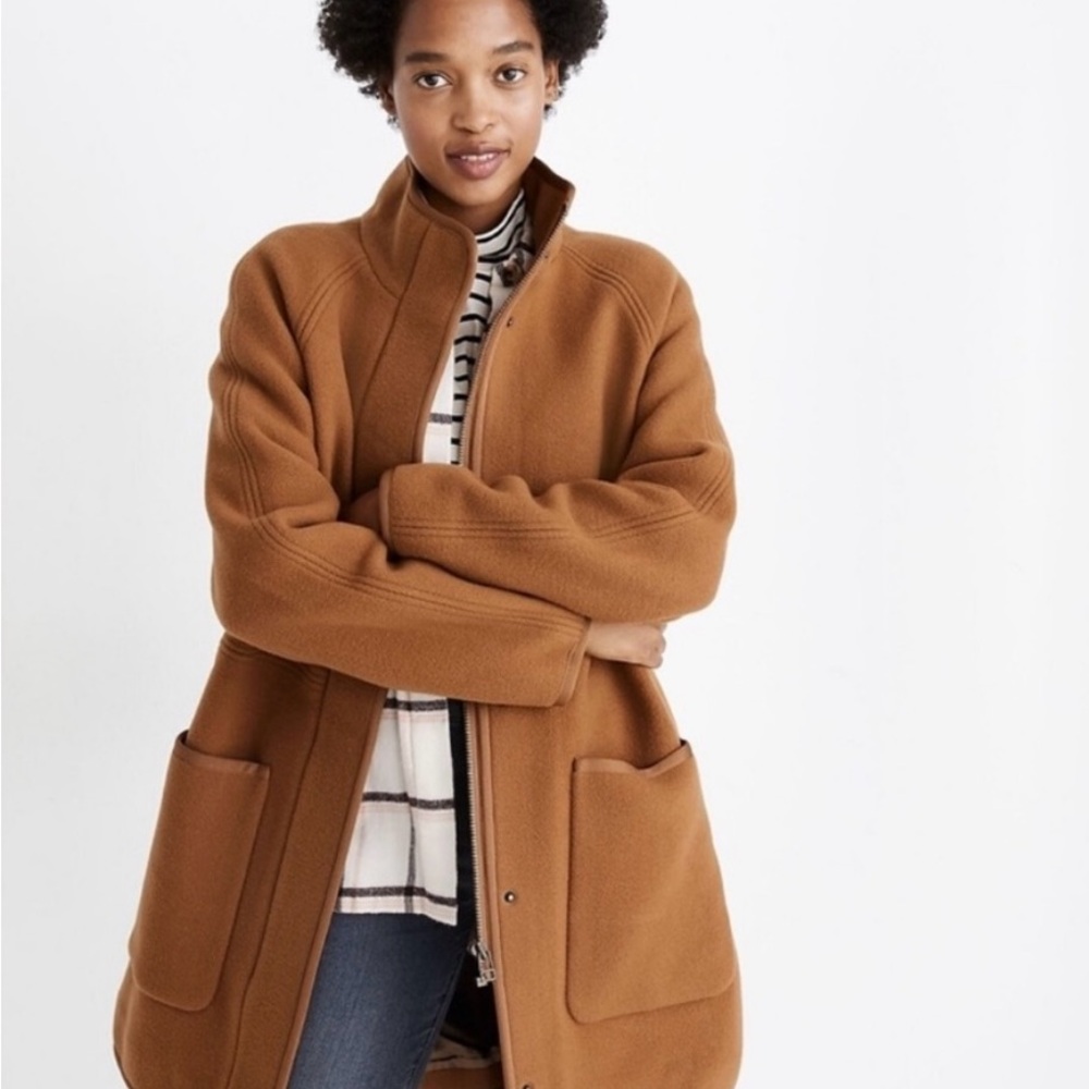 Madewell Women's Brown Teddy Jacket